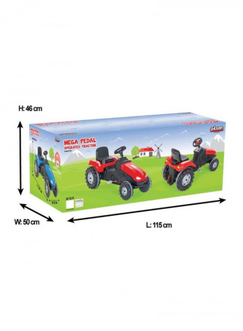 Mega Pedal Tractor 114x64x50centimeter