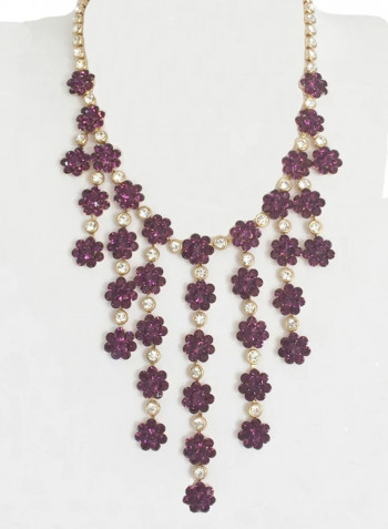 2-Piece Rhinestone Jewellery Set
