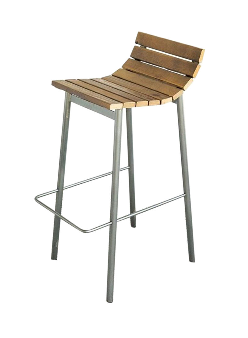Courtyard Kitchen Dining Chair Brown 36.5 x 35 x 90cm