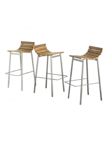 Courtyard Kitchen Dining Chair Brown 36.5 x 35 x 90cm