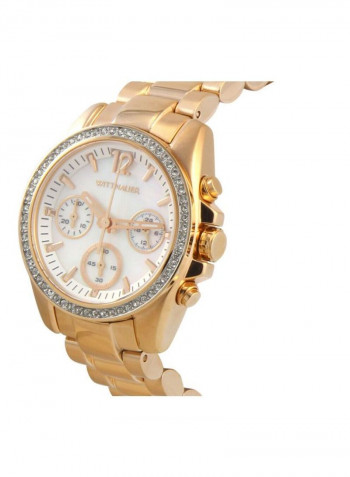 Women's Stone Studded Chronograph Watch WN4073