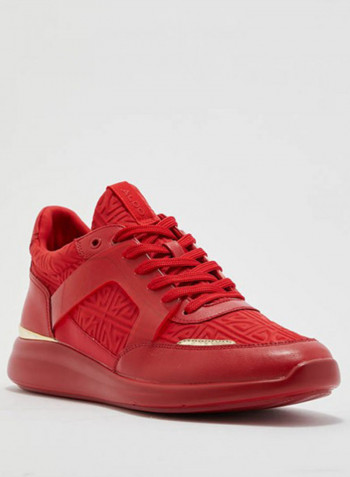 Adalwin Lace-Up Low Top Sneakers Red
