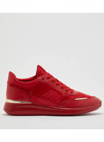Adalwin Lace-Up Low Top Sneakers Red