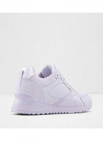 Praylian Lace-Up Low Top Sneakers Purple