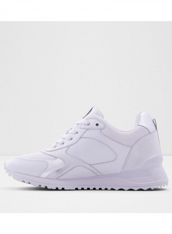 Praylian Lace-Up Low Top Sneakers Purple