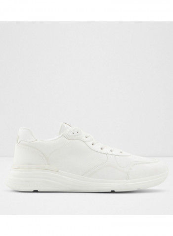 Cervaes Lace-Up Low Top Sneakers White