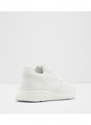 Cervaes Lace-Up Low Top Sneakers White
