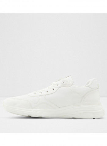 Cervaes Lace-Up Low Top Sneakers White
