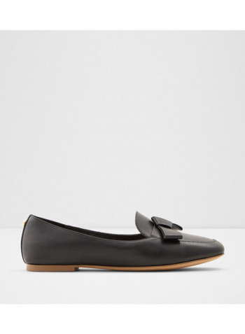 Lemonnier Bow Detailed Ballerina Black