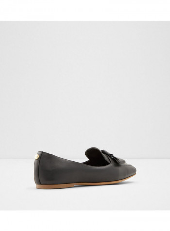 Lemonnier Bow Detailed Ballerina Black