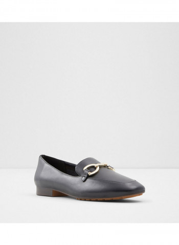 Wicilama Textured Loafers Black
