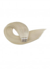 Seamless Tape In Straight Hair Extension Beige 18inch