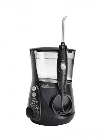 Water Flosser Electric Dental Countertop Black/Clear