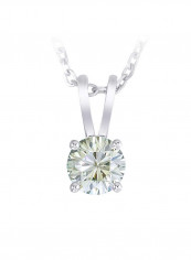925 Sterling Silver Heart Shaped Pendant Necklace