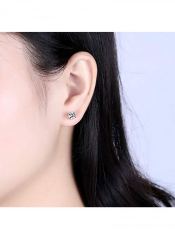 Heart Arrows Cut Moissanite Studs