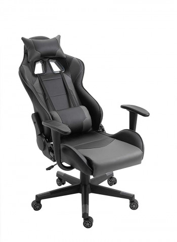 High Back PU Leather Computer/Gaming Desk Chair with Lumbar Cushion and Headrest and Footrest