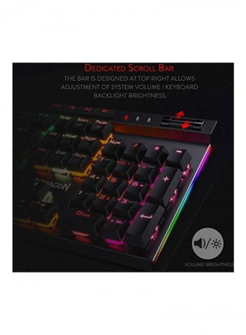 K580 VATA RGB LED Backlit Mechanical Gaming Keyboard