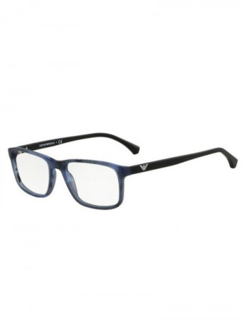 Men's Rectangular Eyeglasses - Lens Size: 53 mm