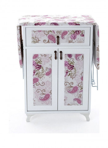 Cabinet With Ironing Board Multicolour 35x66x82cm