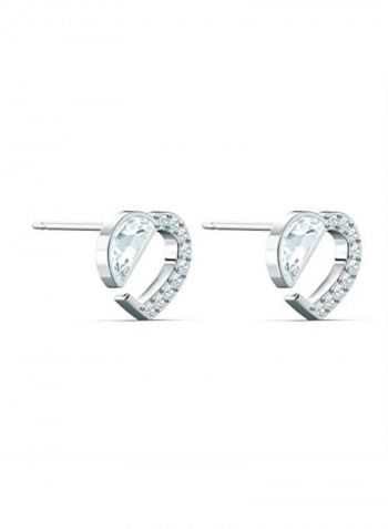 Heart Shaped Stud Earrings
