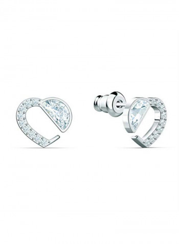 Heart Shaped Stud Earrings