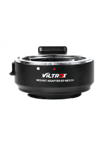 High Speed Electric-Lens Mount Adapter Ring Black