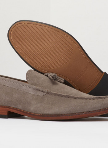 Basinn Leather Loafer Grey