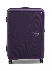 Curio Hardside Medium Check in Luggage Trolley Purple