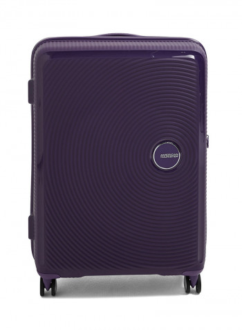 Curio Hardside Medium Check in Luggage Trolley Purple