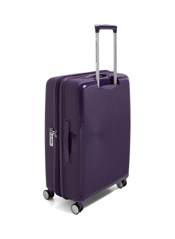 Curio Hardside Medium Check in Luggage Trolley Purple