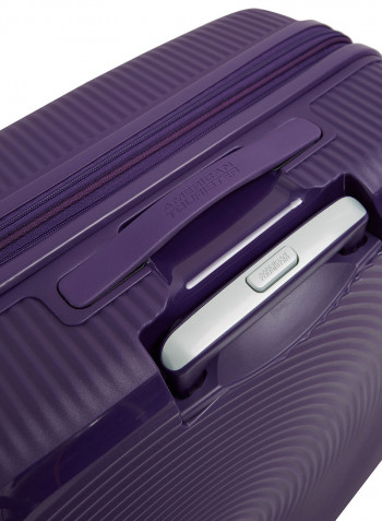 Curio Hardside Medium Check in Luggage Trolley Purple