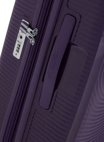 Curio Hardside Medium Check in Luggage Trolley Purple