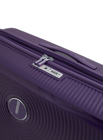 Curio Hardside Medium Check in Luggage Trolley Purple