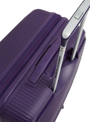 Curio Hardside Medium Check in Luggage Trolley Purple