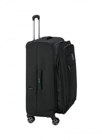 Hyperglide 4 Wheels Softside Check-In Luggage Trolley Black