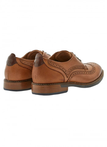Turner Lace-Up Formal Shoes Tan Brown