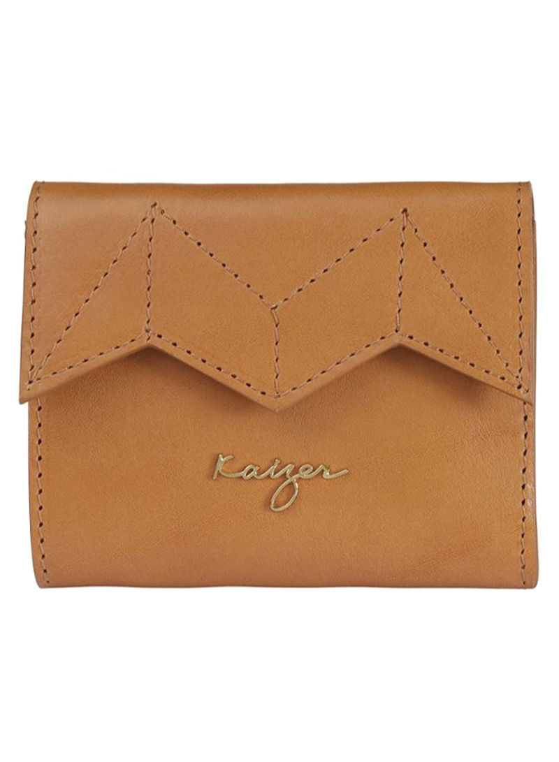 Ascot Leather Wallet Camel