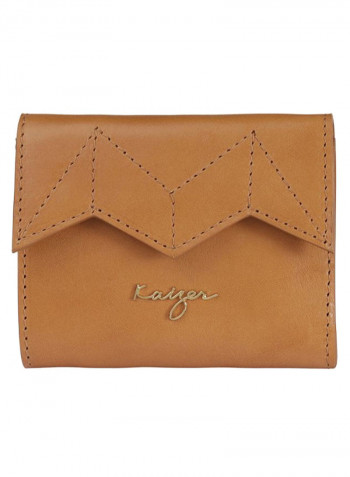 Ascot Leather Wallet Camel