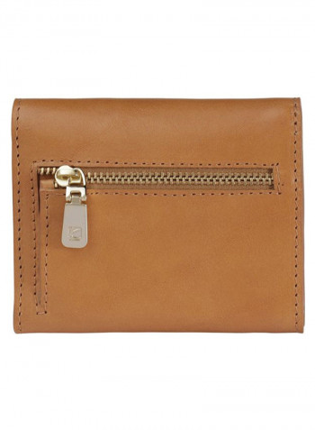 Ascot Leather Wallet Camel