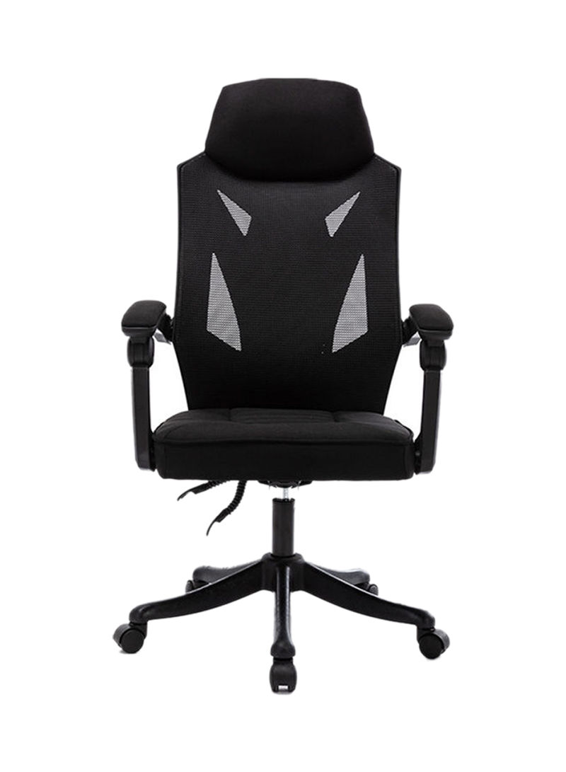 Home Ergonomic Reclining Lift Office Chair Black 124x63x51cm