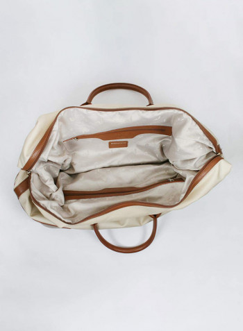 Stylish Nylon Duffel Bag Champagne