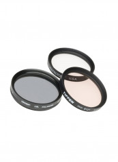 3-Piece Photo Essential UV Protector Kit 72millimeter Multicolour
