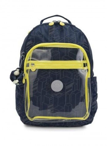 Pinnacle Stylish Casual Backpack Blue/Yellow