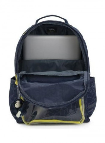 Pinnacle Stylish Casual Backpack Blue/Yellow