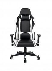 Gaming Chair With Headrest And Lumbar Support White/Black