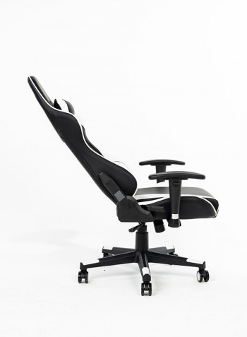 Gaming Chair With Headrest And Lumbar Support White/Black