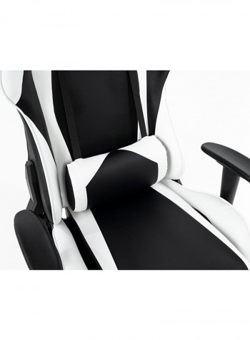 Gaming Chair With Headrest And Lumbar Support White/Black