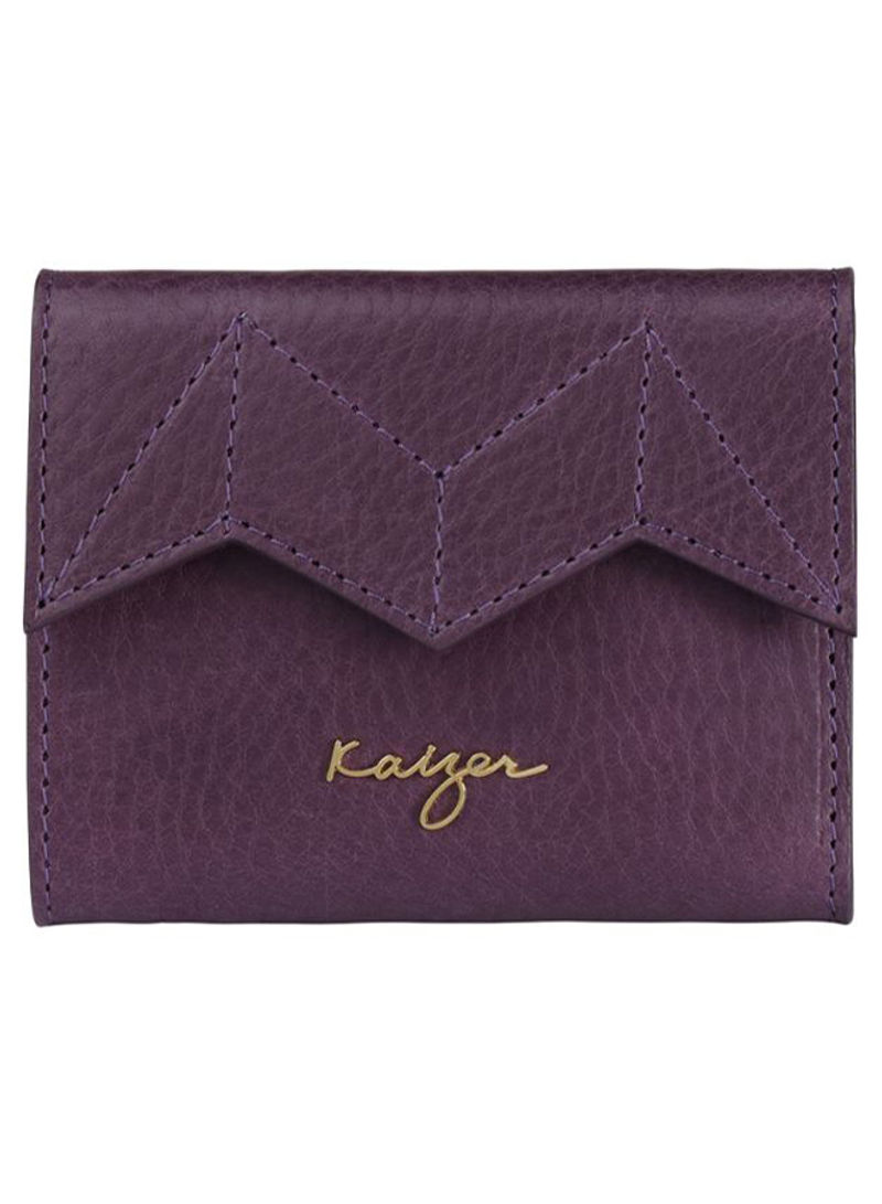 Ascot Leather Wallet For Women Violet