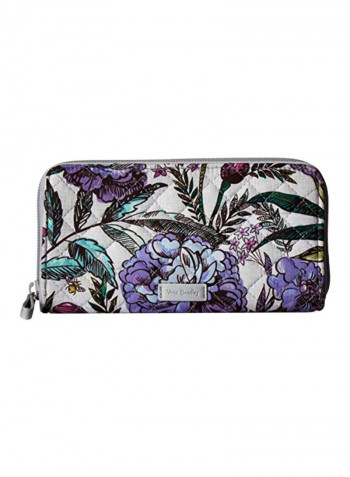 محفظة بسحاب تحجب عمل بطاقة RFID Lavender Meadow