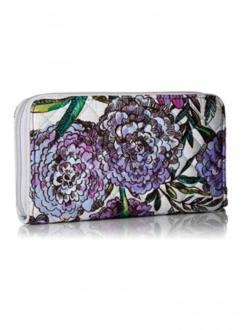 محفظة بسحاب تحجب عمل بطاقة RFID Lavender Meadow
